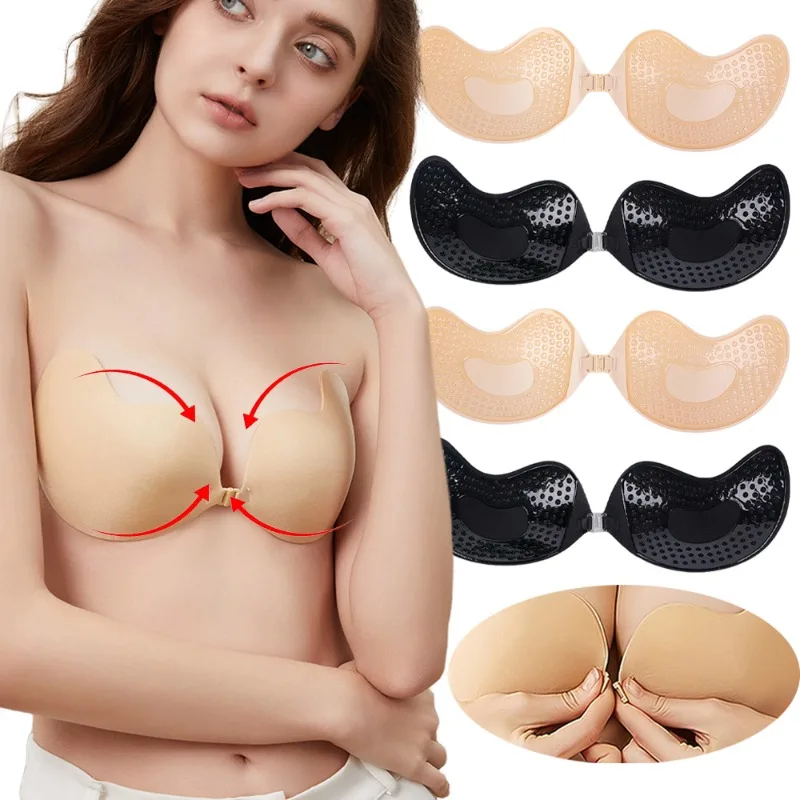 Bralette Triangle Set - 1/2Pc niewidoczny biustonosz Push Up lato