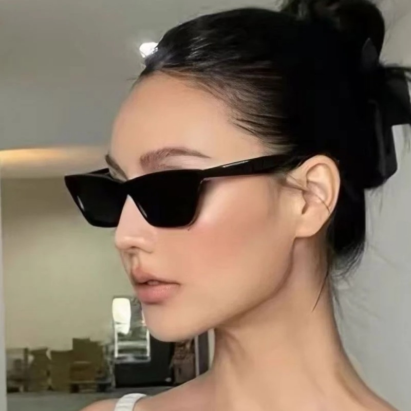 Sunglasses Cat Eye - Luksusowe czarne okulary przeciwsłoneczne typu kocie