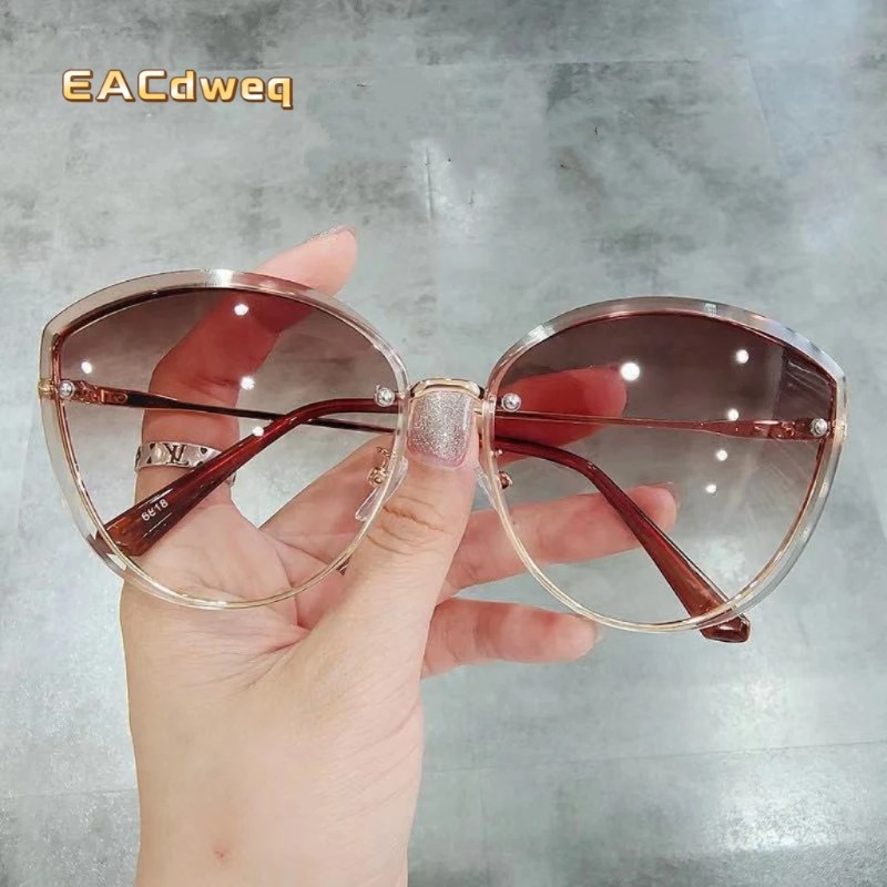 Sunglasses Cat Eye - Wysokiej jakości damskie owalne okulary przeciwsłoneczne