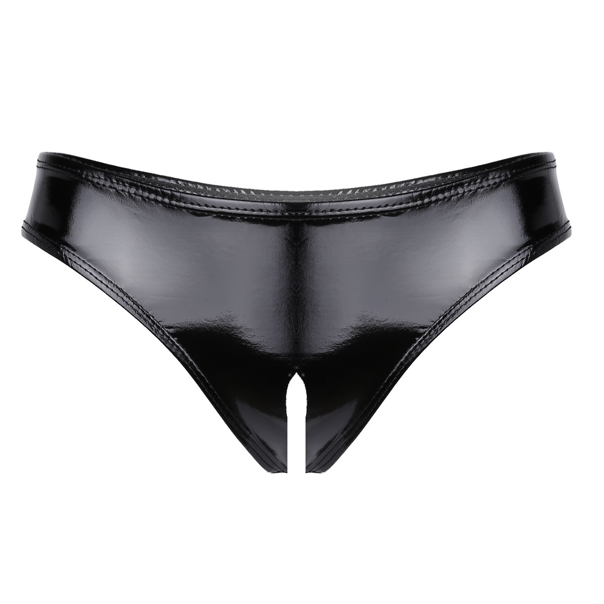 Skórzana bielizna damska z lak – Bralette Triangle Set recenzja i cena