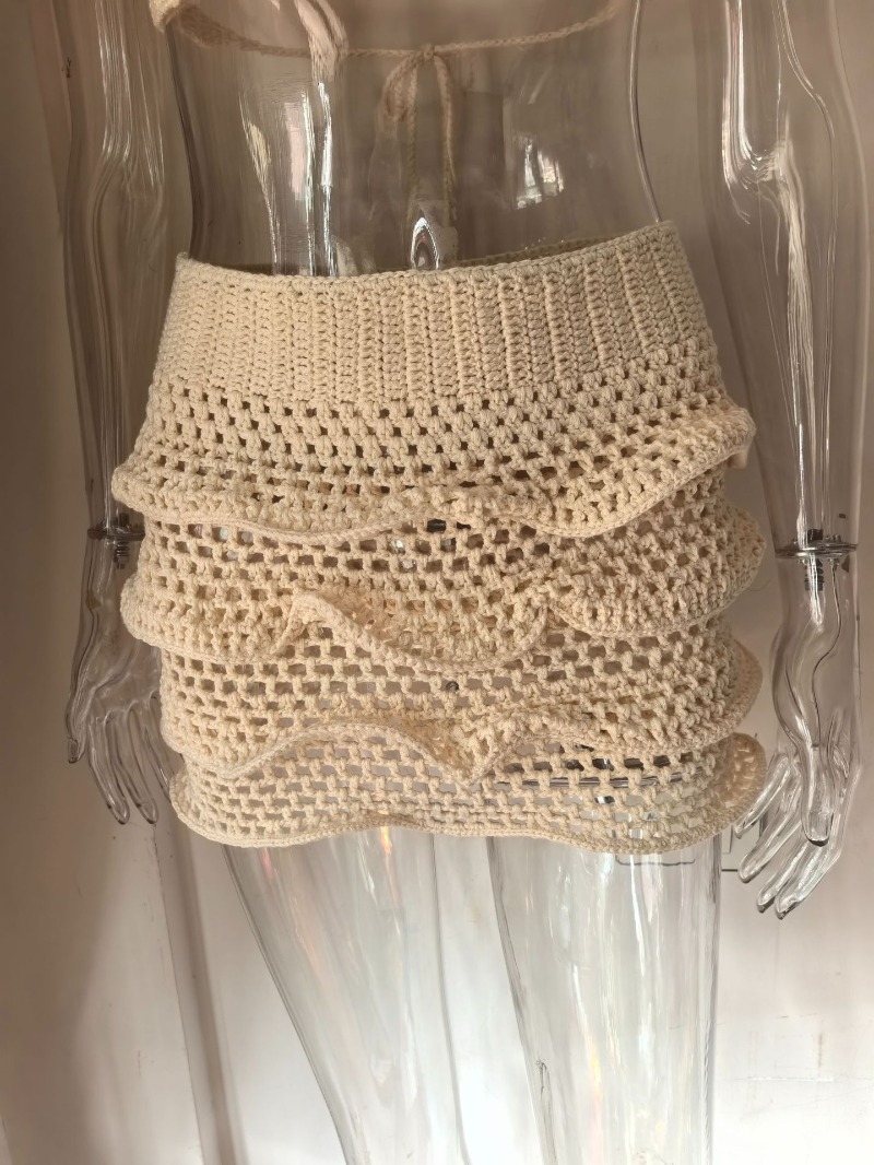 Damski ręcznie robiony na szyd – Crop Top Crochet recenzja i cena