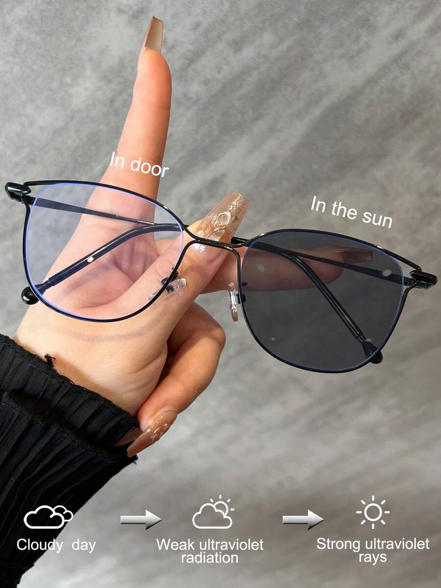 1 szt. Metalowe okulary kocie  – Sunglasses Cat Eye recenzja i cena